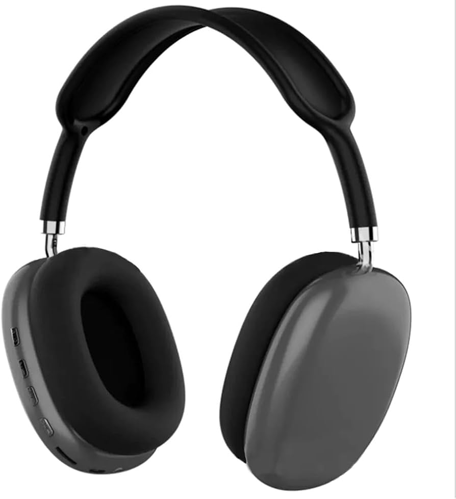 P9 Wireless Bluetooth Headphones, HiFi Stereo Over Ear Headset With Microphone Sports Noise Cancelling Earphones For Travel-Black and Sports