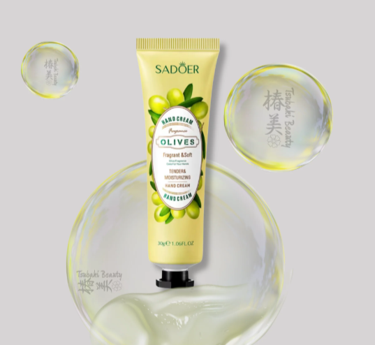 Sadoer Fragrant Moisturizing Hand Cream Collection lightweight, with a fast-absorbing formulas and wide variety of fruit and botanical scents convenient for on-the-go use in Nourishment and Softening