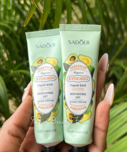 Sadoer Fragrant Moisturizing Hand Cream Collection lightweight, with a fast-absorbing formulas and wide variety of fruit and botanical scents convenient for on-the-go use in Nourishment and Softening