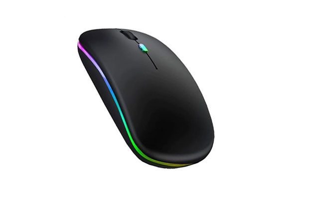 Hp Hp- W10 Bluetooth & Wireless Dual Mode Mouse – Rechargeable, RGB Light, 2.4GHz + Bluetooth