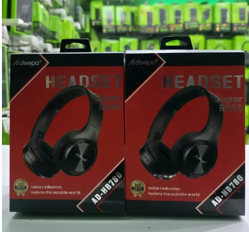 Aldeepo AD-H780 Super Bass Noise Reduction Headset. has got better surround sound system with a superb bass and equalizer.can withstand power for long upto 7 days standby