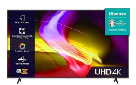 Hisense 50 Inch Full HD VIDAA Smart TV 50A4Q with HDMI, USB, Netflix, Youtube,Noise Reduction, Dolby Audio, Natural Colour Enhancer