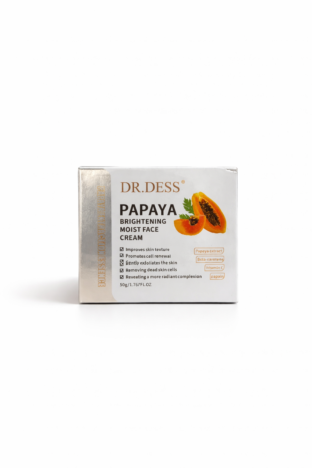 DR DESS Papaya Moisturizing Face Cream Skin Brightening Face Lotion Fades Dark Spots Anti Acne Cream