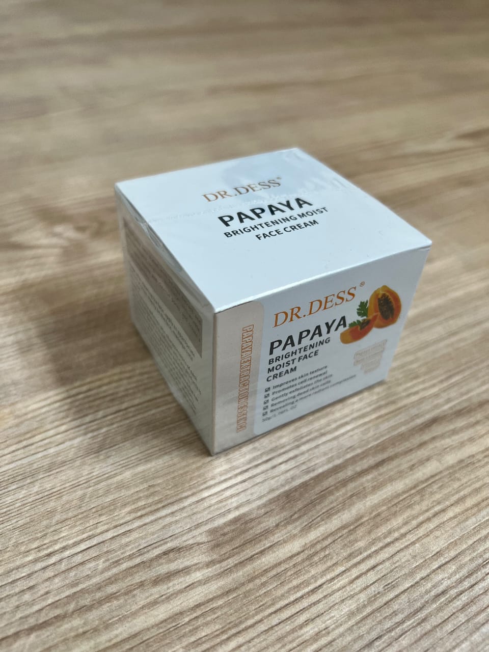 DR DESS Papaya Moisturizing Face Cream Skin Brightening Face Lotion Fades Dark Spots Anti Acne Cream