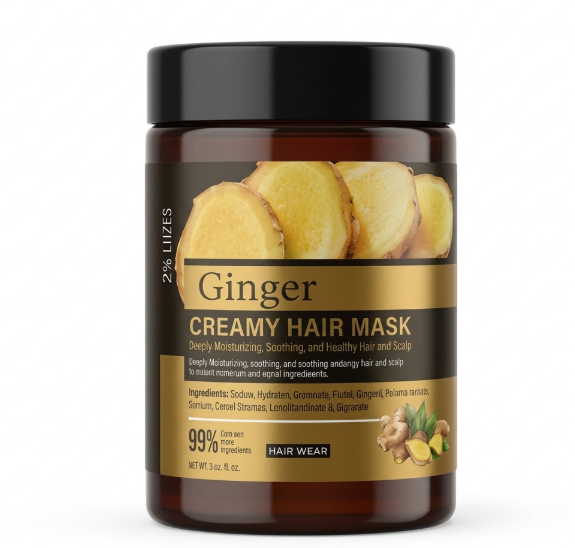 Dr. Dess Ginger Hair Mask Anti-Hair Fall Strengthening Deep Conditioner Hydrating Nourishing Hair Stimulates Growth Repairs Damaged Roots Restores Softness Shine Reduces Breakage Revitalizes Protects