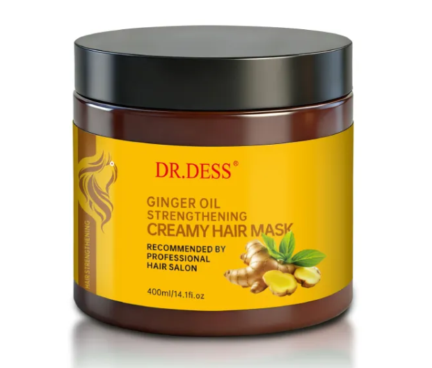 Dr. Dess Ginger Hair Mask Anti-Hair Fall Strengthening Deep Conditioner Hydrating Nourishing Hair Stimulates Growth Repairs Damaged Roots Restores Softness Shine Reduces Breakage Revitalizes Protects