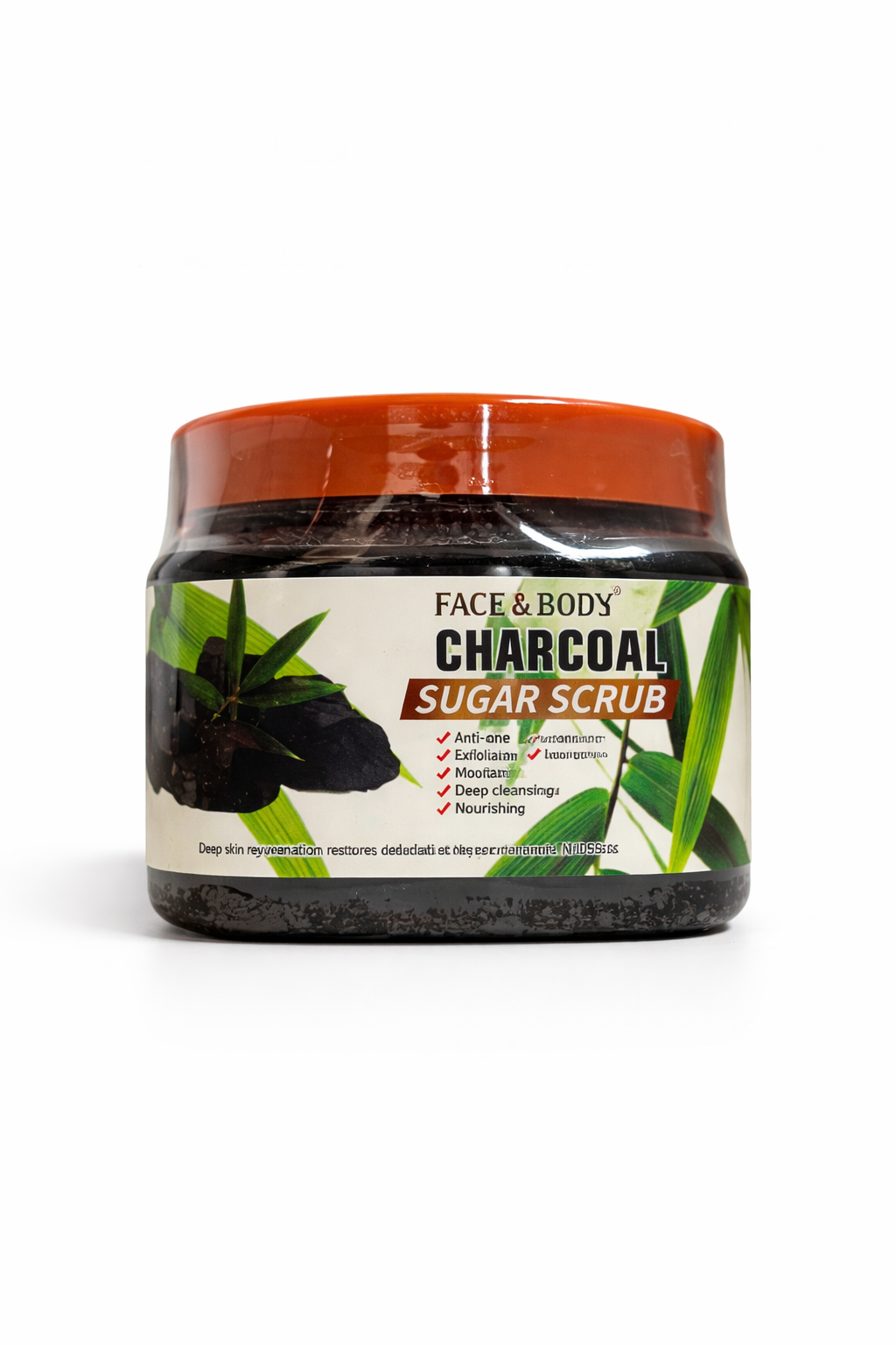 Dr. Dess Charcoal Body Scrub Bath Exfoliating Sugar Scrub combines the exfoliating power of sugar with activated charcoal to deeply cleanse, remove dead skin cell and draw out impurities from pores