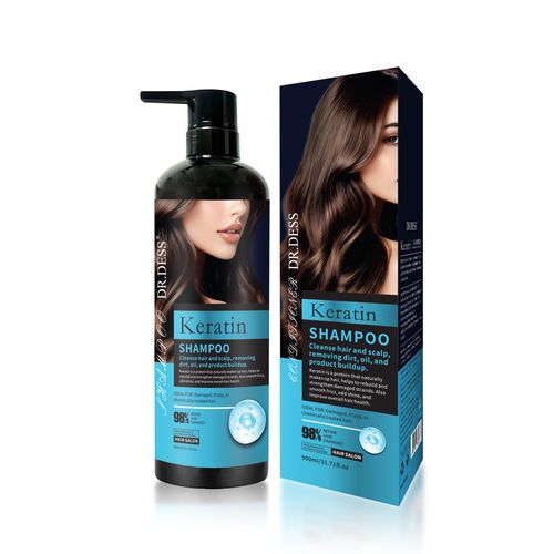 DR.DESS Keratin 900ml Hair Shampoo Deeply nourishes, strengthens, and repairs hair from root to tip