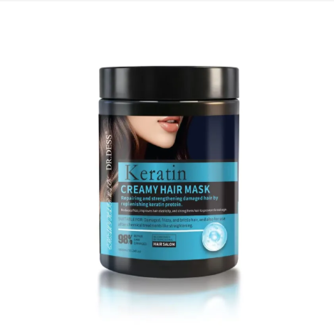 Dr. Dess Keratin Creamy Hair Mask, Smoothens & Moisturizes Mask Hair Treatment Nourishing Used Widely Hair Care Makes Hair Silky Smooth Hair Anti-Breakage Hair Scalp Care