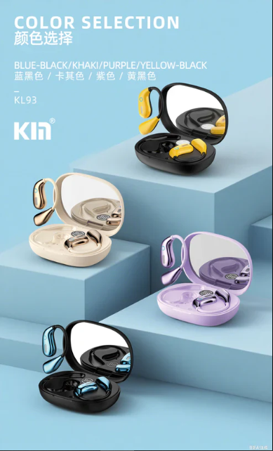 KIN KL-93 Wireless Bluetooth Headphones – High-Definition Stereo Sound, Foldable Design & Long Battery Life
