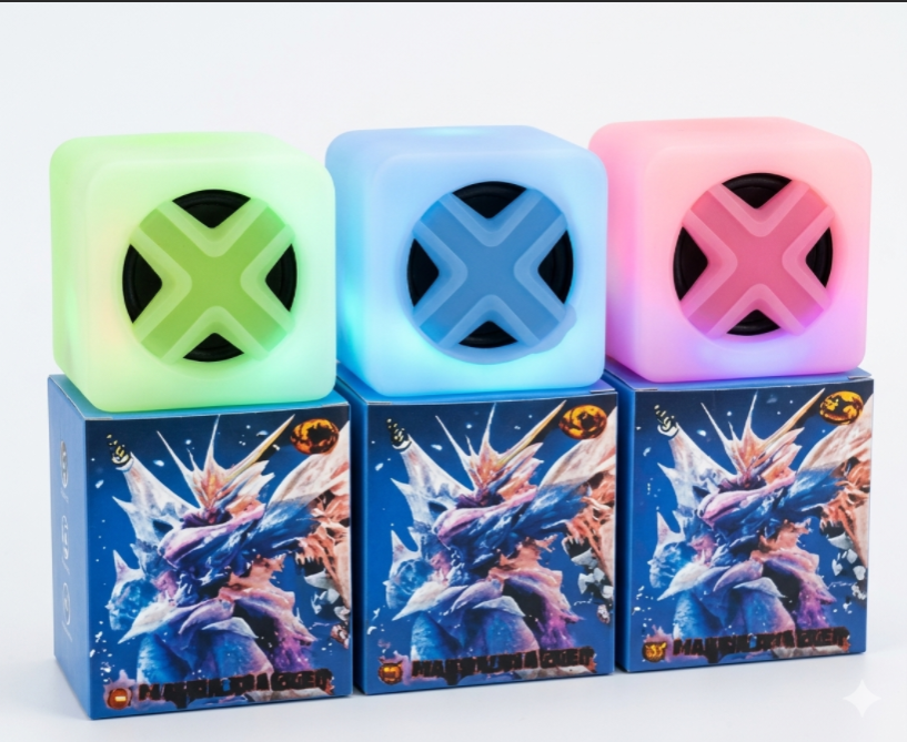 Mecha Speaker X2-01 bluetooth Stereo for Bluetooth Speaker RGB Lighting High Sound Quality Subwoofer for Home Outdoor Use Portable Speaker.