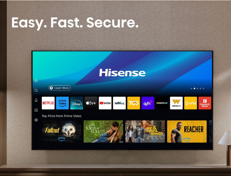 Hisense 75 – Inch A6Q Series 4K Ultra HD VIDAA Smart TV 75A6Q, (2025 Model) Airplay 2, AI 4K Upscaler, Dolby Vision, With In-Built Free To Air Decoder, Bluetooth, HDMI, Chromecast, USB, Netflix,