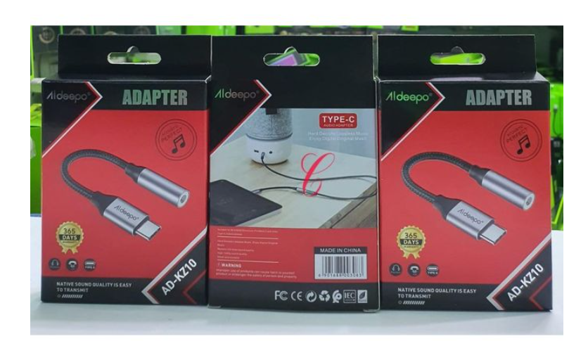 Aldeepo AD-KZ10 Type C To 3.5mm Audio Adapter – Compact, Reliable & High-Quality Sound Transfer. Explore a range of innovative gadgets tailored for convenience and performance
