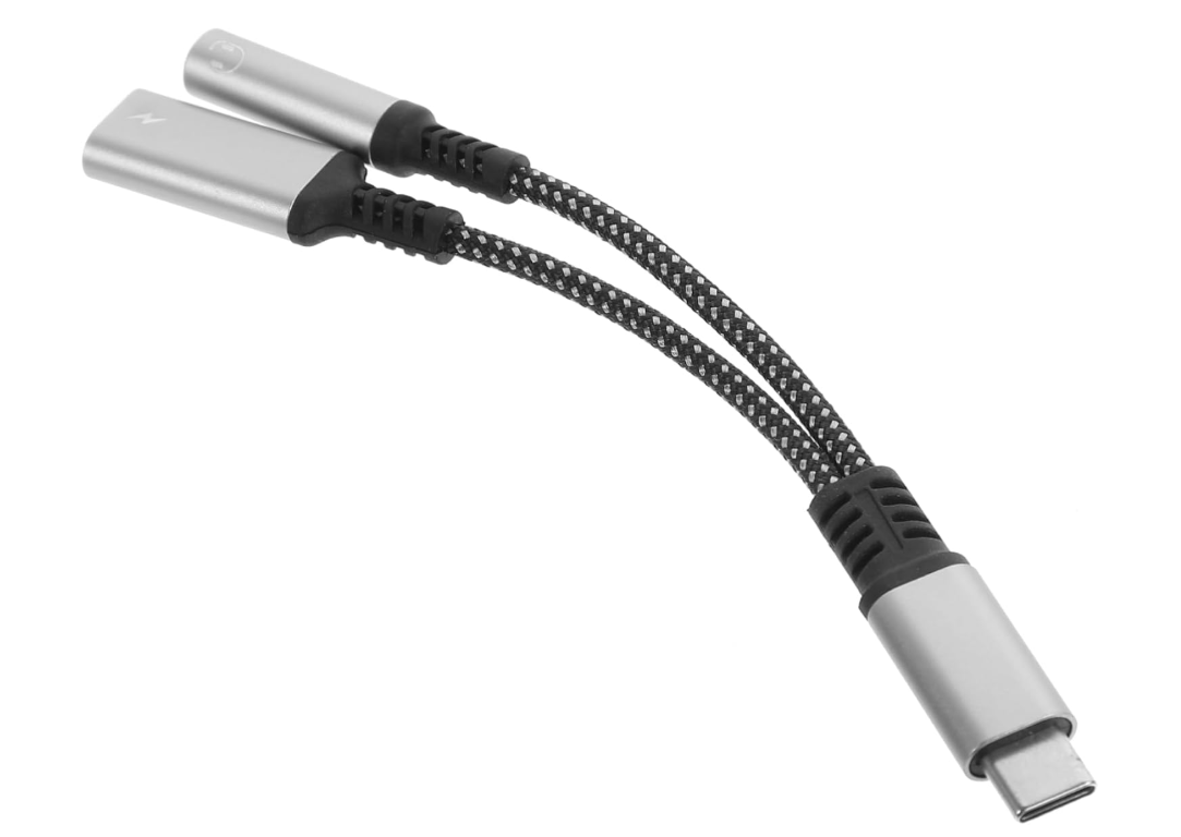 Aldeepo 2-In-1 Usb Type C To 3.5mm Female Earphone Amplifier Audio Converter Dac Adapter With Usb C Pd And 3.5mm Audio Jack Extension Cable For Headphone