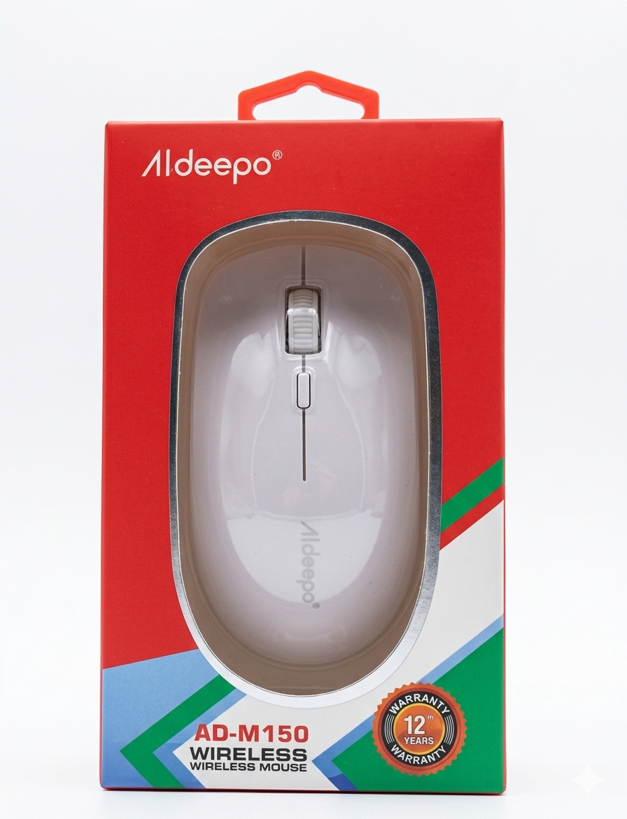 Aldeepo Wireless MouseExperience seamless control and enhanced productivity with the Aldeepo Wireless Mouse. Designed for comfort and precision, this sleek mouse offers reliable wireless connectivity,