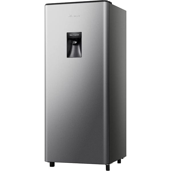 Hisense 229 Liters Refrigerator with Integrated Water Dispenser – Energy Efficient A++ Single Door Fridge, Silver, 1-Year Warranty – RR229D4WGU