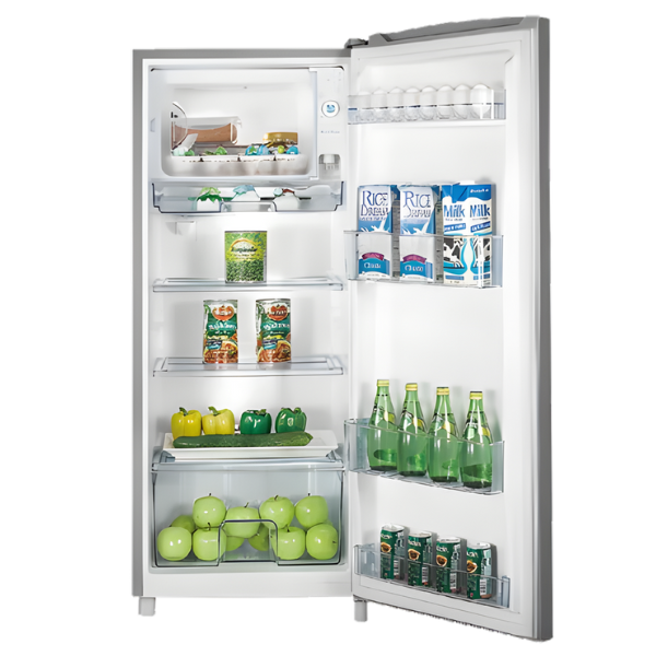 Hisense 229 Liters Refrigerator with Integrated Water Dispenser – Energy Efficient A++ Single Door Fridge, Silver, 1-Year Warranty – RR229D4WGU