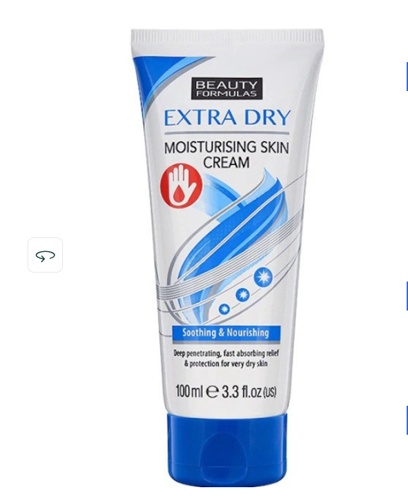 Beauty Formulas Extra Dry Moisturizing Skin Cream For Instant Relief - 100ml, Say goodbye to dry, uncomfortable skin! Beauty Formulas Extra Dry Moisturizing Skin Cream provides instant relief