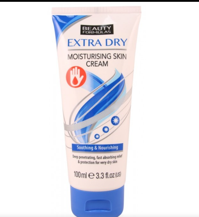 Beauty Formulas Extra Dry Moisturizing Skin Cream For Instant Relief - 100ml, Say goodbye to dry, uncomfortable skin! Beauty Formulas Extra Dry Moisturizing Skin Cream provides instant relief