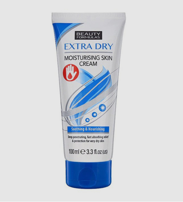 Beauty Formulas Extra Dry Moisturizing Skin Cream For Instant Relief - 100ml, Say goodbye to dry, uncomfortable skin! Beauty Formulas Extra Dry Moisturizing Skin Cream provides instant relief