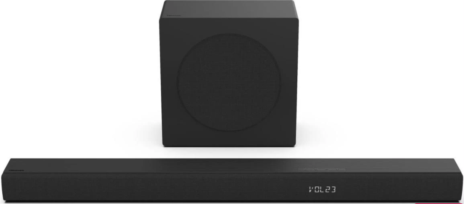 Hisense HS3100 3.1Ch Sound Bar with Wireless Subwoofer, 480W, DTS Vritual: X, Dolby Digital Plus, Bluetooth 5.3, EzPlay, Roku TV Ready, HDMI/AUX/ARC/Optical/USB, Energy Star (HS3100, 2024 Model)