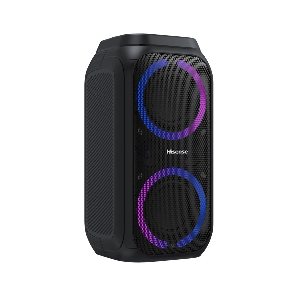 Hisense HP130 Party Rocker - Wireless Party Speaker with 300W Sound, Dynamic LED Light Show, Karaoke Mode, IPX4 Splashproof & FM Radio