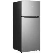 Hisense RD-20DR Double Door Fridge - 200 Liters, Multi-Air Flow System, Tempered Glass Shelves & LED Lighting - Silver Humidity Controlled Crisper
