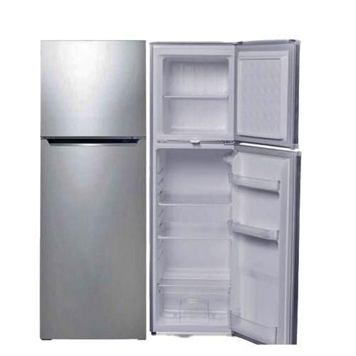 Hisense RD-20DR Double Door Fridge - 200 Liters, Multi-Air Flow System, Tempered Glass Shelves & LED Lighting - Silver Humidity Controlled Crisper