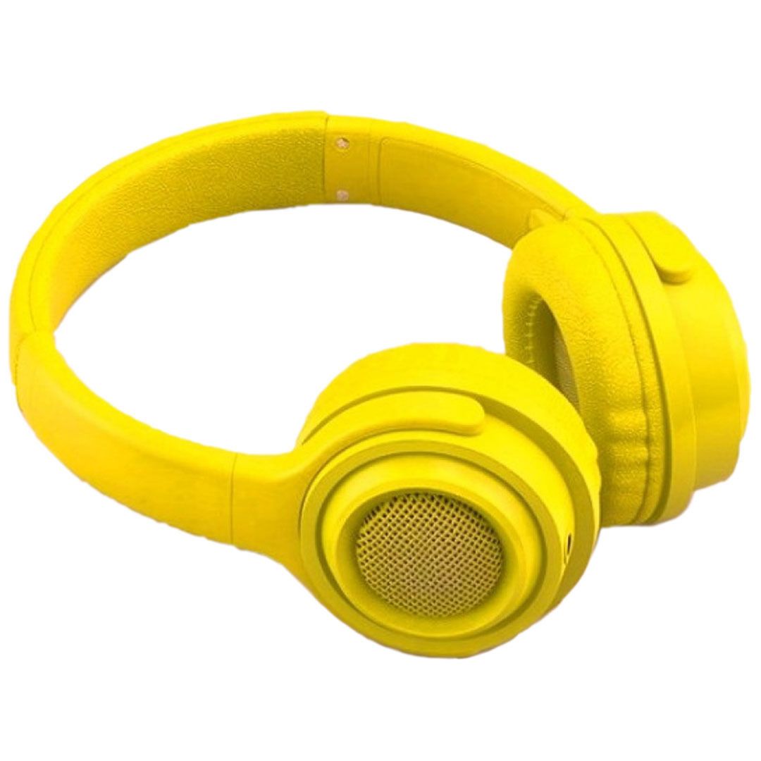 EZRA BH03 Wireless Headset - Bluetooth 5.3, Noise Reduction, Built-in Mic for Clear Calls, SD Card & AUX Support -High-Quality Over-Ear Design, Soft Leather Cushions, Fast Charging & Universal Compati