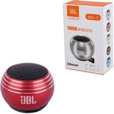 JBL By HARMAN Mini M9 Portable Wireless Bluetooth Speaker – Premium Bass Sound, Ultra-Compact Metallic Design, 4-Hour Playtime, Built-in Mic for Hands-Free Calls, & Carry Strap Included