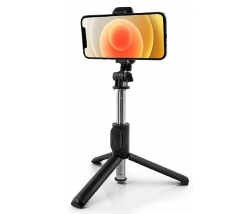 Selfie Stick, 4 in 1 Selfie Stick Tripod, Extendable and Portable Stable Tripod Stand with Detachable Wireless Remote Compatible with iPhone/GoPro/Camera/Smartphones
