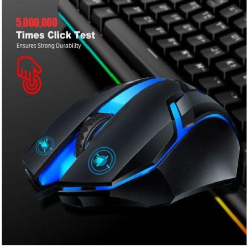 RichRipple Colorful Led Wired Mice Ergonomic Business Mouse 5500 DPI Gaming Mouse With Backlight For Computer Laptop PC.Colorful Led Wired Mice Ergonomic Business Mouse 5500 DPI Gaming Mouse With Back