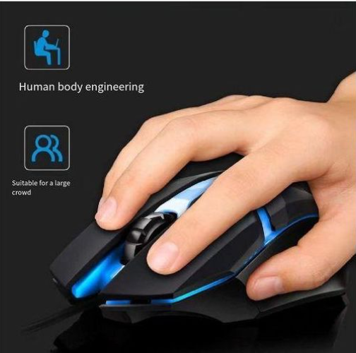 RichRipple Colorful Led Wired Mice Ergonomic Business Mouse 5500 DPI Gaming Mouse With Backlight For Computer Laptop PC.Colorful Led Wired Mice Ergonomic Business Mouse 5500 DPI Gaming Mouse With Back