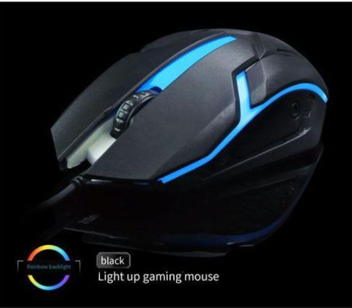 RichRipple Colorful Led Wired Mice Ergonomic Business Mouse 5500 DPI Gaming Mouse With Backlight For Computer Laptop PC.Colorful Led Wired Mice Ergonomic Business Mouse 5500 DPI Gaming Mouse With Back