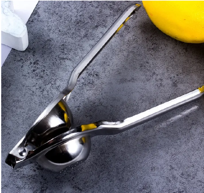 Manual Lemon Squeezer -Citrus Squeezer Fruit Juicer Hand Press -Silver