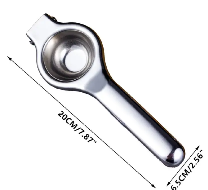 Manual Lemon Squeezer -Citrus Squeezer Fruit Juicer Hand Press -Silver