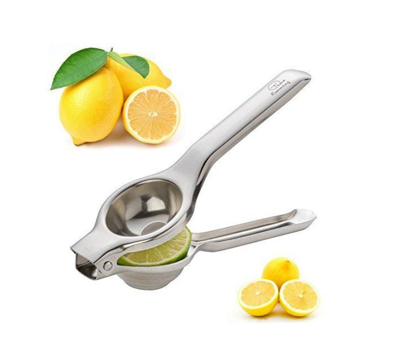 Manual Lemon Squeezer -Citrus Squeezer Fruit Juicer Hand Press -Silver