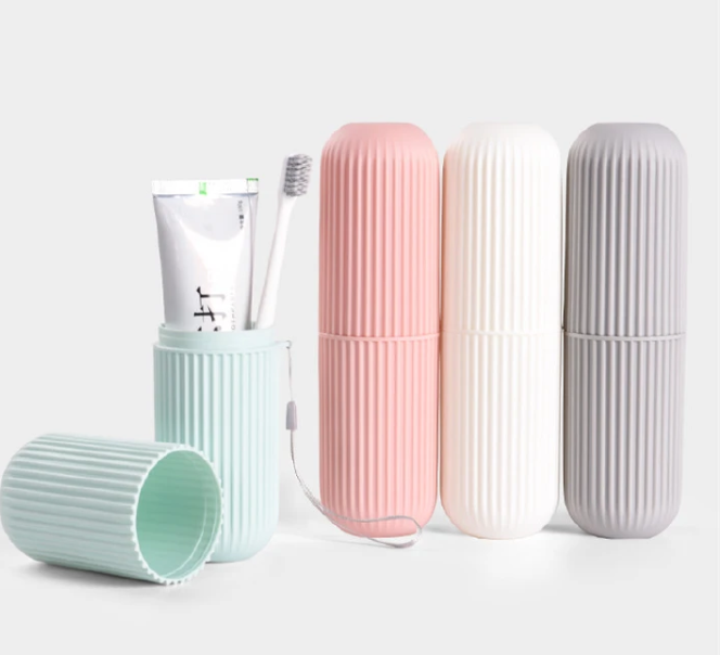 Portable Travel Toothbrush Holder Case – Waterproof Storage Organizer with Strap Keep your toothbrush clean and protected wherever you go with this Portable Travel Toothbrush Holder Case.