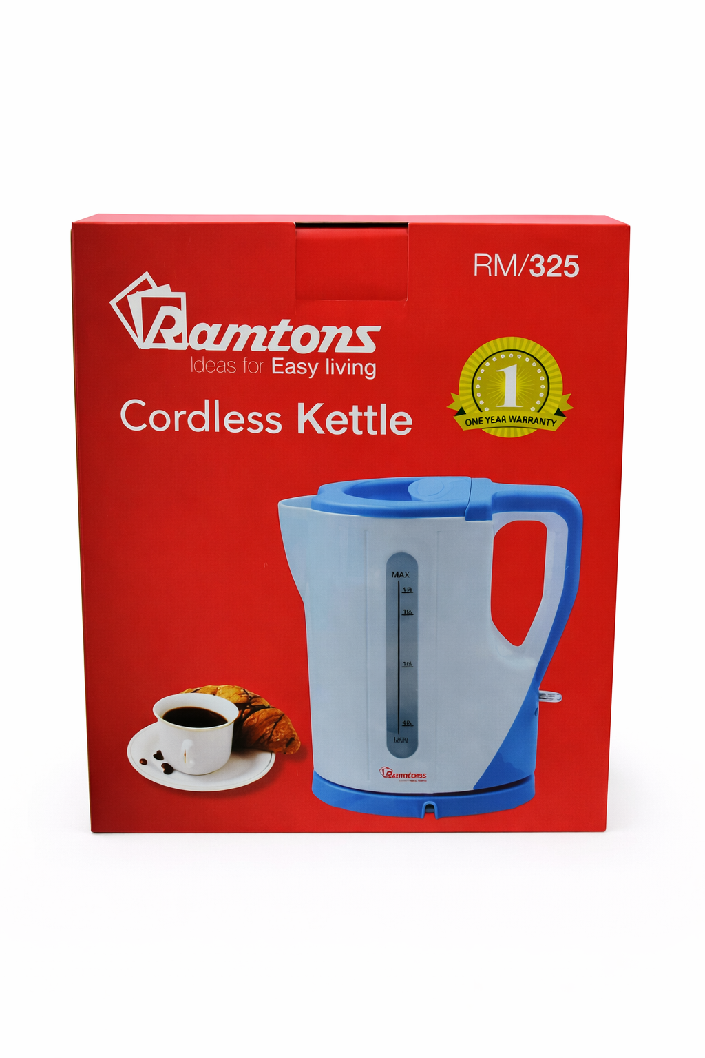 🔥 Brand New Ramtons RM/325 Cordless Kettle – Fast Boiling with Ultimate Convenience | Quick Heating • User-Friendly
