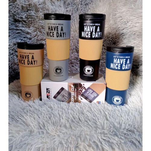 ☕ SZM 600ml Thermal Cup – Keeps Drinks Hot or Cold for Hours | Double-Wall Insulated for Hot & Cold Drinks | Leak-Resistant & Temperature Lock.