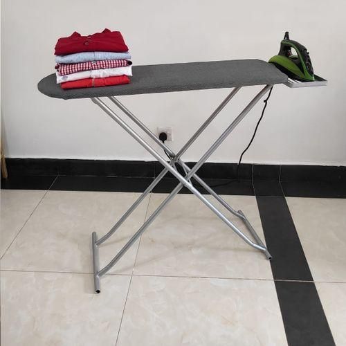 🔥Ultimate Foldable Metallic Ironing Board - Heat-Resistant Surface Heavy Duty Ironing Stand | Deluxe Foldable Ironing Board – Durable Metallic Frame & Heat-Resistant Surface.