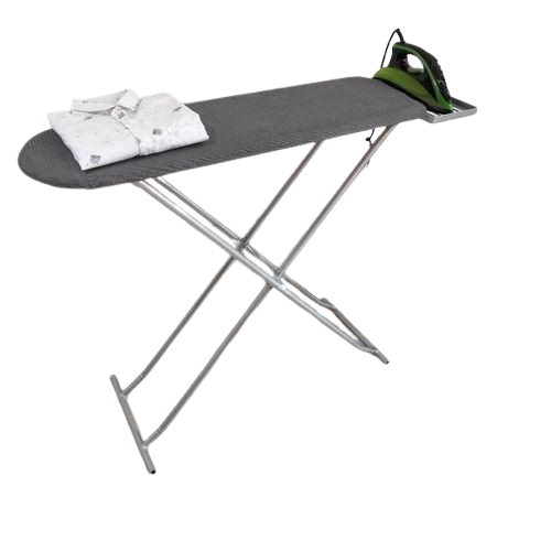 🔥Ultimate Foldable Metallic Ironing Board - Heat-Resistant Surface Heavy Duty Ironing Stand | Deluxe Foldable Ironing Board – Durable Metallic Frame & Heat-Resistant Surface.