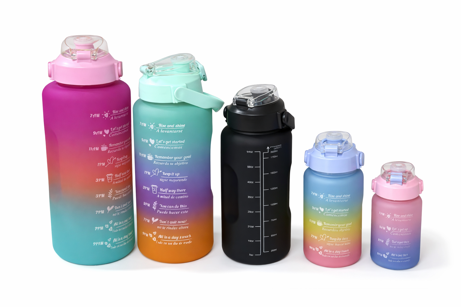 🥤Brand New 4 in 1 Fancy Travel Water Bottle | Smart Hydration Starts Here — 4 Sizes, Endless Convenience.