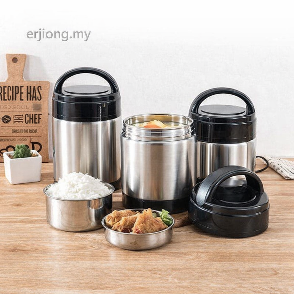 🔥Original Double Insulated Hand-Pan Stainless Steel  Food container for ultimate temperature control. Leak-proof • Durable • Travel-friendly.