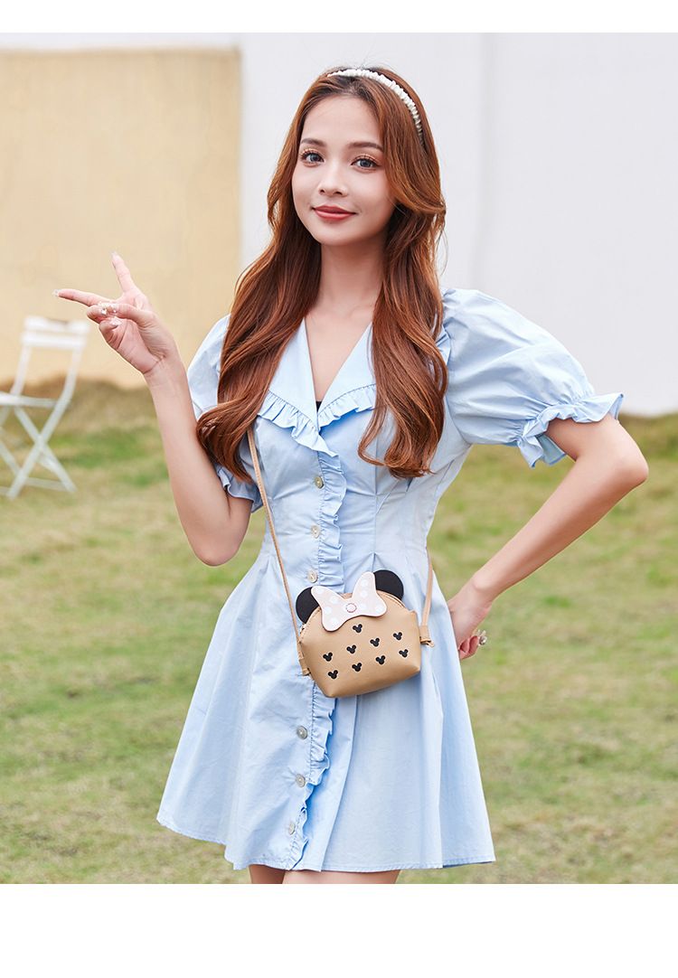 Korean-style fashionable small bag - cute trendy princess zero wallet stylish crossbody bag mini lady multi-functional