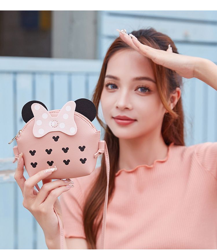 Korean-style fashionable small bag - cute trendy princess zero wallet stylish crossbody bag mini lady multi-functional