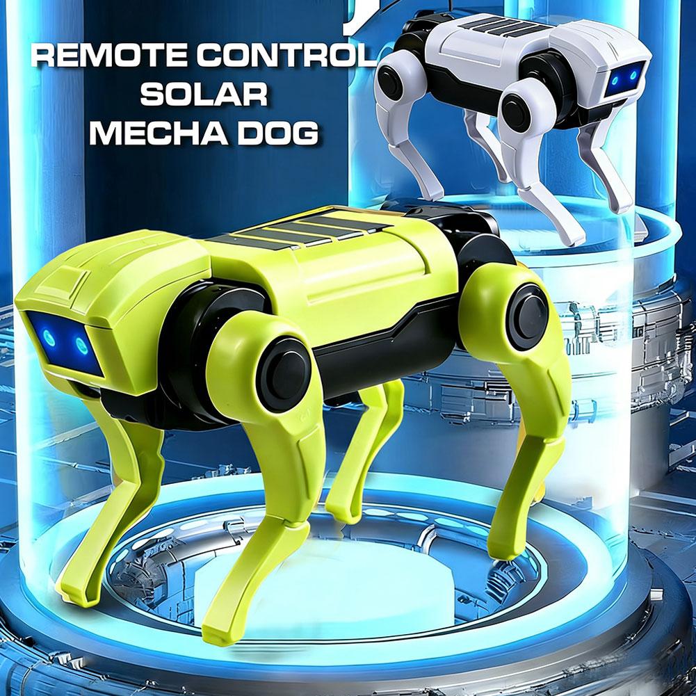 Rc Robot Children's Remote Control Mechanical Dog Toy Science Teaching Diy Assembling Model Electric Set Toys for Boys Kids Gift