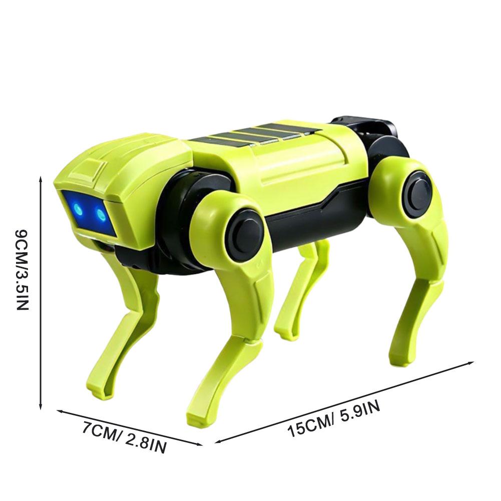 Rc Robot Children's Remote Control Mechanical Dog Toy Science Teaching Diy Assembling Model Electric Set Toys for Boys Kids Gift