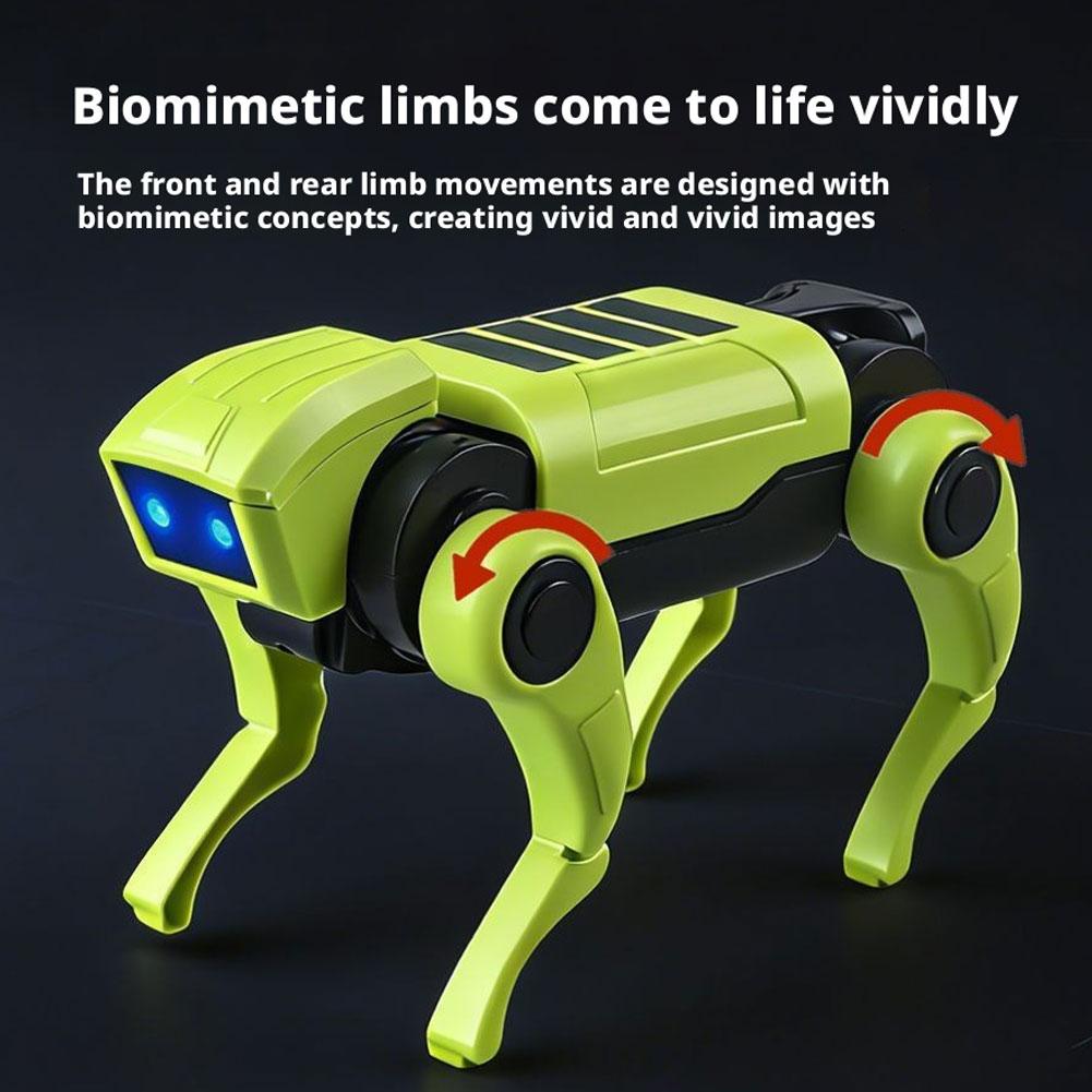 Rc Robot Children's Remote Control Mechanical Dog Toy Science Teaching Diy Assembling Model Electric Set Toys for Boys Kids Gift
