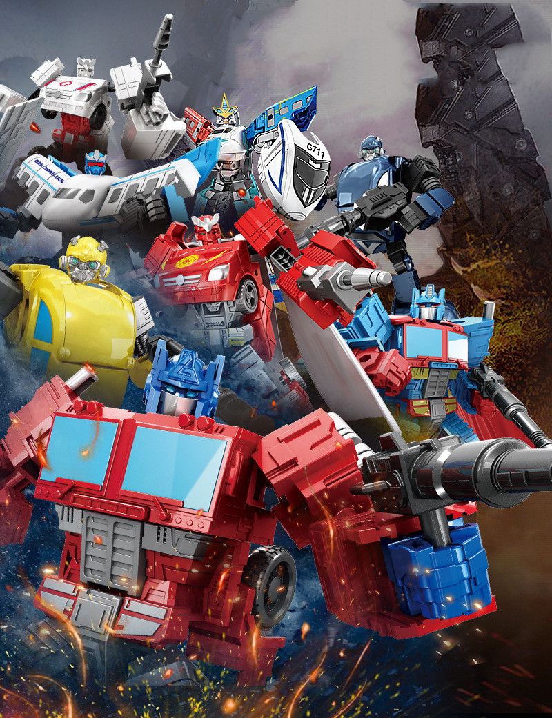 New 20CM Transformation Toy Anime Robot Car Action Figure Plastic Cool Movie Aircraft Model Kids Boy Gift